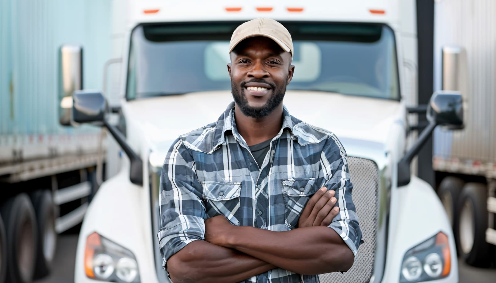 A Swyft driver on the road